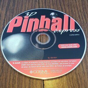 3D Pinball Express PC CD ROM Software Disc Only